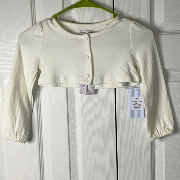 Tommy Bahama Cropped Cardigan Size 3T - Picture 2 of 10